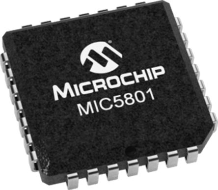 Microchip 8 8-Bit-Register CMOS Transparent D-Typ 1-Bit Open Collector, SOIC 28-Pin