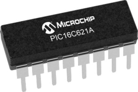Microchip Mikrocontroller PIC16C PIC 8bit THT 1000 Wörter PDIP 18-Pin 40MHz 96 B RAM