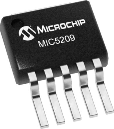 Microchip MIC5209-2.5YS, 1 Low Dropout Voltage, Voltage Regulator 500mA, 2.5 V 3 + Tab-Pin, SOT-223