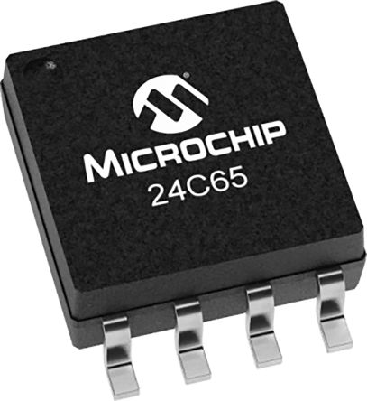 Microchip 64kbit Serieller EEPROM-Speicher, Seriell-I2C Interface, SOIJ, 900ns SMD 8K X 8 Bit, 8K X 8-Pin 8bit