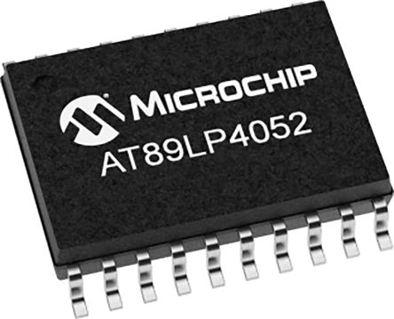 Microchip Microcontrolador AT89LP4052-20SU, Núcleo 8051 De 8bit, RAM 256 B, 20MHZ, SOIC De 20 Pines