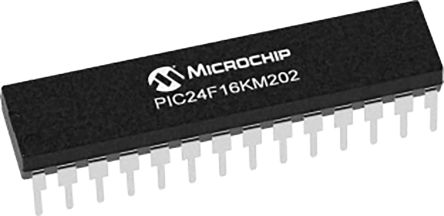 Microchip Microcontrôleur, 16bit, 2 Ko RAM, 16 Ko, 32MHz, SPDIP 28, Série PIC24F
