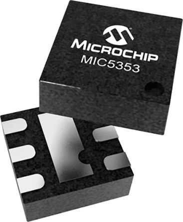 Microchip Spannungsregler 500mA, 1 Niedrige Abfallspannung MLF, 6-Pin, Fest