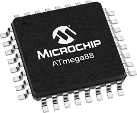 Microchip Mikrocontroller ATmega AVR 8bit SMD 8 KB TQFP 32-Pin 10MHz 512 KB RAM