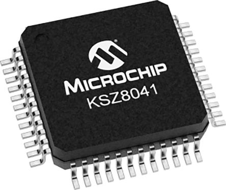 Microchip Ethernet-Transceiver,, 1-Kanal 100Mbit/s (3,3 V ) 48-Pin, TQFP
