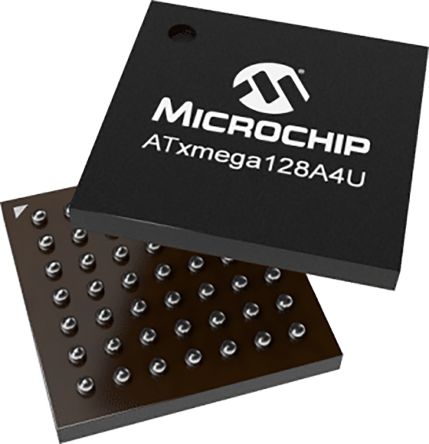 Microchip Mikrocontroller ATmega AVR 8bit SMD 128 KB VFBGA 49-Pin 32MHz 8 B RAM USB