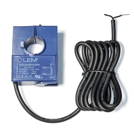 LEM ATO, 50:1 Klappkern Stromwandler 50A, Leitermaß 10mm, 33.5mm X 32mm X 45.5mm