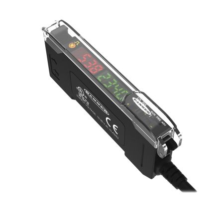 Banner Amplificateur Pour Fibre Optique, PNP, Push-pull IO-Link, IP50, 10→30 V C.c.