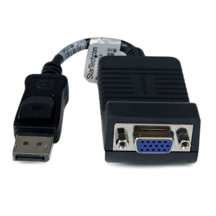 StarTech.com Adapter 1920 X 1200, Ausgänge:1, In:DisplayPort, Out:VGA, 77mm Kabel