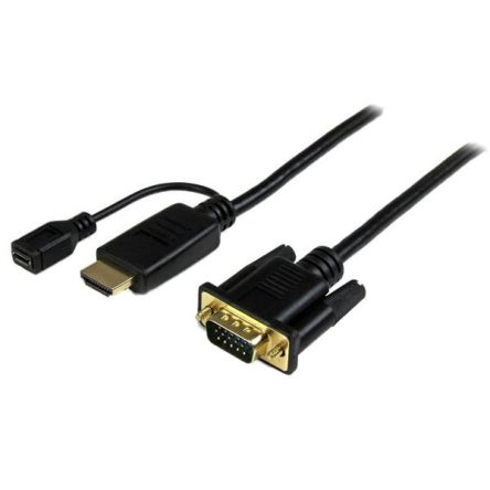 StarTech.com Adapter 1920 X 1200, Ausgänge:1, In:HDMI, Out:VGA, 3m Kabel