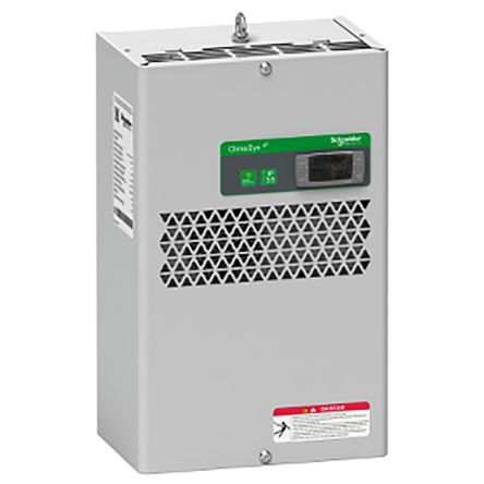 Schneider Electric 机柜空调, ClimaSys CU系列, 230V 交流, 1.6A, 280 (L35-L35)W输入, 240 (L35-L50)W制冷功率, 280 (Externel)m³/h, 285 x