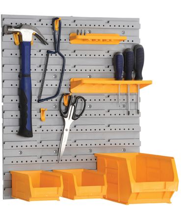RS PRO Werkzeugplatte Für Wandmontage, Kunststoff, Inhalt: Werkzeugplatten