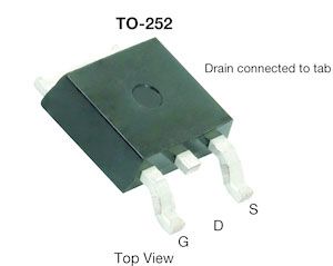 Vishay Siliconix MOSFET Canal P, DPAK (TO-252) 100 A 40 V, 3 Broches