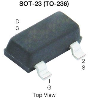 Vishay Siliconix TrenchFET Si2319DDS-T1-GE3 P-Kanal, SMD MOSFET 40 V / 3,6 A 1,7 W, 3-Pin SOT-23
