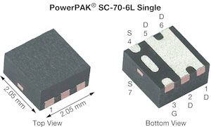 Vishay Siliconix TrenchFET SQA401EEJ-T1_GE3 P-Kanal, SMD MOSFET 20 V / 2,68 A 13,6 W, 6-Pin SC-70-6L