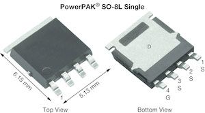 Vishay Siliconix MOSFET SQJ872EP-T1_GE3, VDSS 150 V, ID 24,5 A, PowerPAK SO-8L De 4 Pines,, Config. Simple