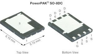 Vishay Siliconix TrenchFET SiDR392DP-T1-GE3 N-Kanal, SMD MOSFET 30 V / 100 A 125 W, 8-Pin PowerPAK SO-8DC