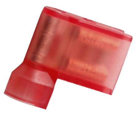 RS PRO Flachsteckhülse, Rot, Isoliert, 0.8 X 6.35mm, Buchse, 0.5mm² - 0.75mm², 22AWG Min