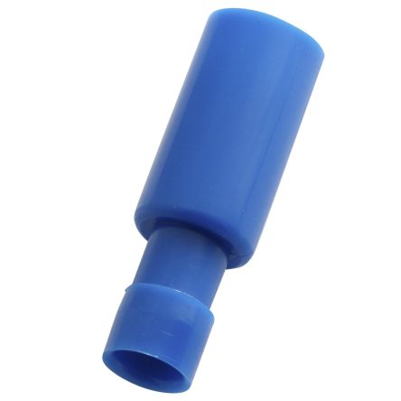 RS PRO Cosse Cylindrique à Sertir Isolé Mâle, Bleu 14AWG 2.5mm² 16AWG 1.5mm²