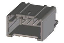Molex Mini50 Automotive, Kfz-Steckverbinder, Nicht Abgedichtete Senkrechte Stiftleiste, Stecker, 4-polig, Schwarz /