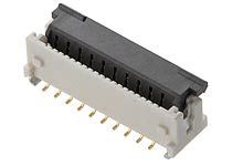 Molex, SMD FPC-Steckverbinder, Buchse, 24-polig / 1-reihig, Raster 0.5mm