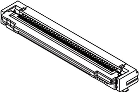 Molex ZIF, SMD FPC-Steckverbinder, Buchse, 50-polig / 1-reihig, Raster 0.5mm