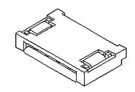 Molex, SMD FPC-Steckverbinder, Buchse, 24-polig / 1-reihig, Raster 0.5mm