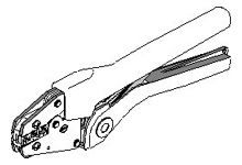 Molex 207129 Hand Ratcheting Crimp Tool For Avikrimp Terminals, 0.35 → 2mm² Wire