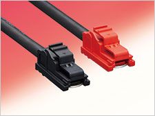 Hirose, EF1 Inline Connector Cable Mount Plug, 1P, Crimp Termination, 160A, 1 KV Ac/dc