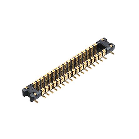 Panasonic S35 Series Straight Surface Mount PCB Header, 60 Contact(s), 0.35mm Pitch, 2 Row(s), Shrouded