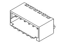 Molex Pico-SPOX Leiterplatten-Stiftleiste Gewinkelt, 14-polig / 1-reihig, Raster 1.5mm, Kabel-Platine,