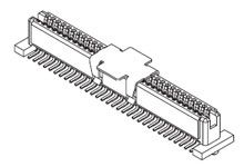 Molex PMC Mezzanine Leiterplattenbuchse Gerade 64-polig / 2-reihig, Raster 1mm