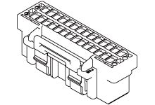 Molex Crimpsteckverbinder-Gehäuse Buchse 1.5mm, 12-polig / 2-reihig, PCB Für 502579 Crimp-Anschlussklemme Für