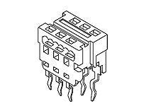 Molex Picoflex IDC-Steckverbinder Buchse,, 6-polig / 2-reihig, Raster 1.27mm