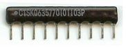 CTS, 770 10kΩ ±2% Isolated Resistor Array, 4 Resistors, 150mW Total, SIP, Pin