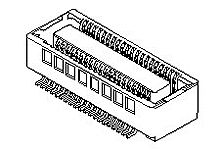 Molex Leiterplattenbuchse Gerade 60-polig / 2-reihig, Raster 0.4mm
