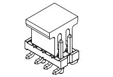 Molex Milli-Grid Leiterplatten-Stiftleiste Gerade, 12-polig / 2-reihig, Raster 2.0mm, Platine-Platine,