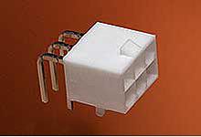 Molex Mini-Fit Jr. Leiterplatten-Stiftleiste Gewinkelt, 8-polig / 2-reihig, Raster 4.2mm, Kabel-Platine,
