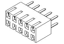 Molex Leiterplattenbuchse Gerade 40-polig / 2-reihig, Raster 2.54mm