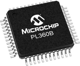 Microchip Ethernet-Controller, PWM, SPI, UART PWM, SPI, UART 3,3 V, TQFP 48-Pin