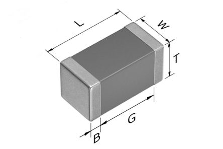 TDK Condensatore Ceramico Multistrato MLCC, 0603 (1608M), 3.3nF, ±5%, 100V Cc, SMD, C0G