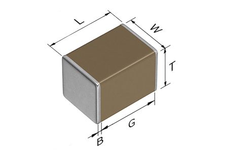 TDK, CGA, SMD MLCC, Vielschicht Keramikkondensator X7T, 470nF ±20% / 450V Dc, Gehäuse 1812 (4532M), AEC-Q200