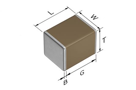 TDK, C, SMD MLCC, Vielschicht Keramikkondensator X7R, 47nF ±10% / 630V Dc, Gehäuse 1210 (3225M)