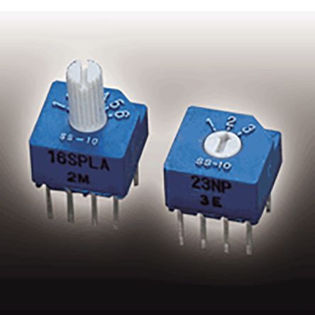 Nidec Components Copal Electronics SS-10 Drehschalter THT Lötanschluss