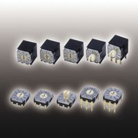 Nidec Components Copal Electronics SA-7000 Drehschalter THT Löt-Pin