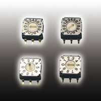 Nidec Components Copal Electronics SH-7000 Drehschalter THT Löt-Pin