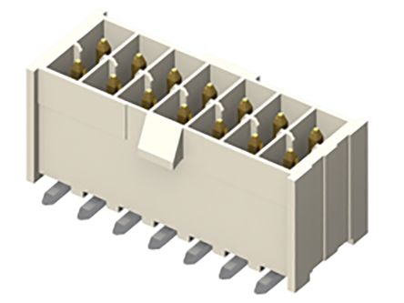 Samtec Conector Macho Para PCB Serie IPL1 De 3 Vías, 1 Fila, Paso 2.54mm, Para Soldar, Montaje Superficial