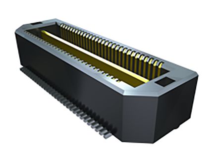 Samtec Conector Macho Para PCB Serie QTH De 60 Vías, 2 Filas, Paso 0.5mm, Para Soldar, Montaje Superficial