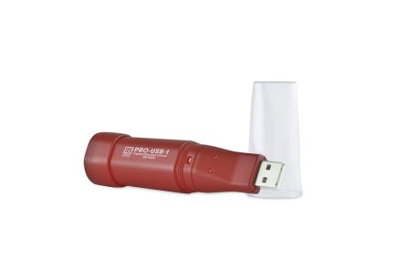 RS PRO Registrador De Datos PRO-USB-1, Calibrado RS, Para Temperatura, Con Alarma, Interfaz USB