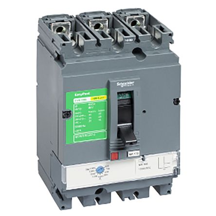 Schneider Electric, EasyPact CVS-CVS160F MCCB 3P 160A, Breaking Capacity 36 KA